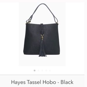Stella & Dot Hayes Tassel Hobo Tote